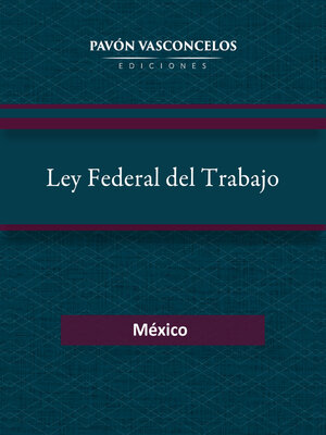 cover image of Ley Federal del Trabajo